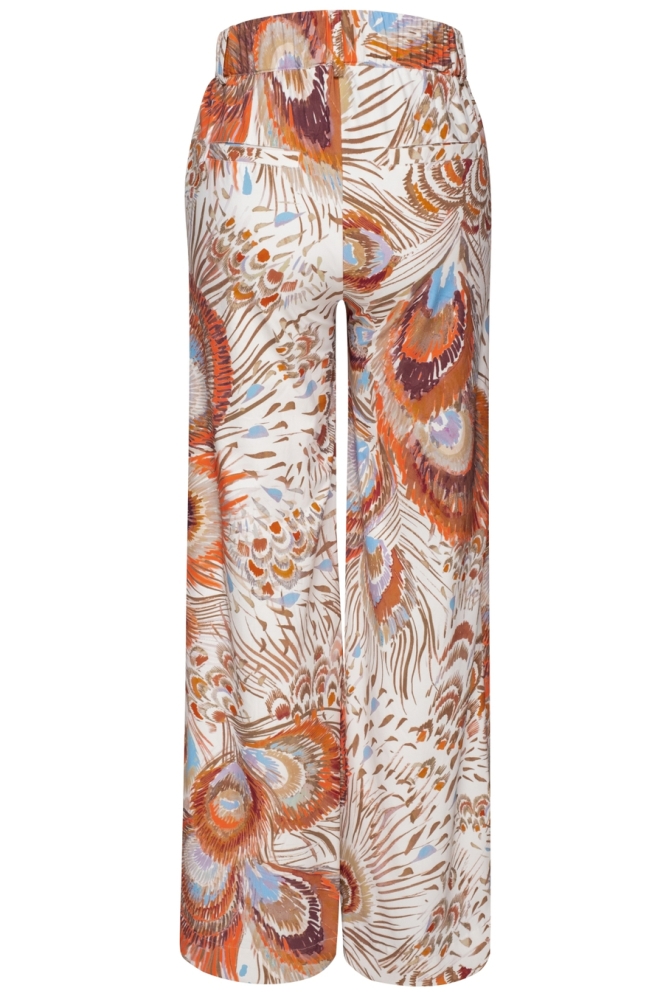 LISE PANTS AT02 10351 157 881 PEACOCK PRINT